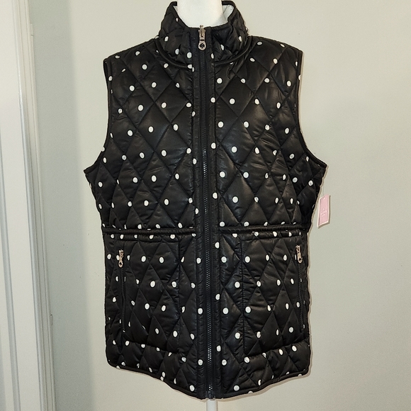 Kate Spade~ Womans Reversable Vest Size XL - Picture 3 of 11